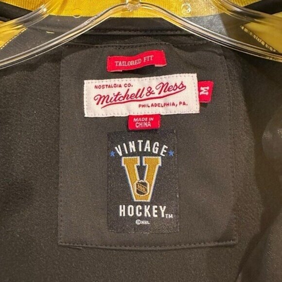 Pittsburgh Penguins Mitchell & Ness M Tailored Full Zip Vintage Hockey Jacket - Picture 4 of 9